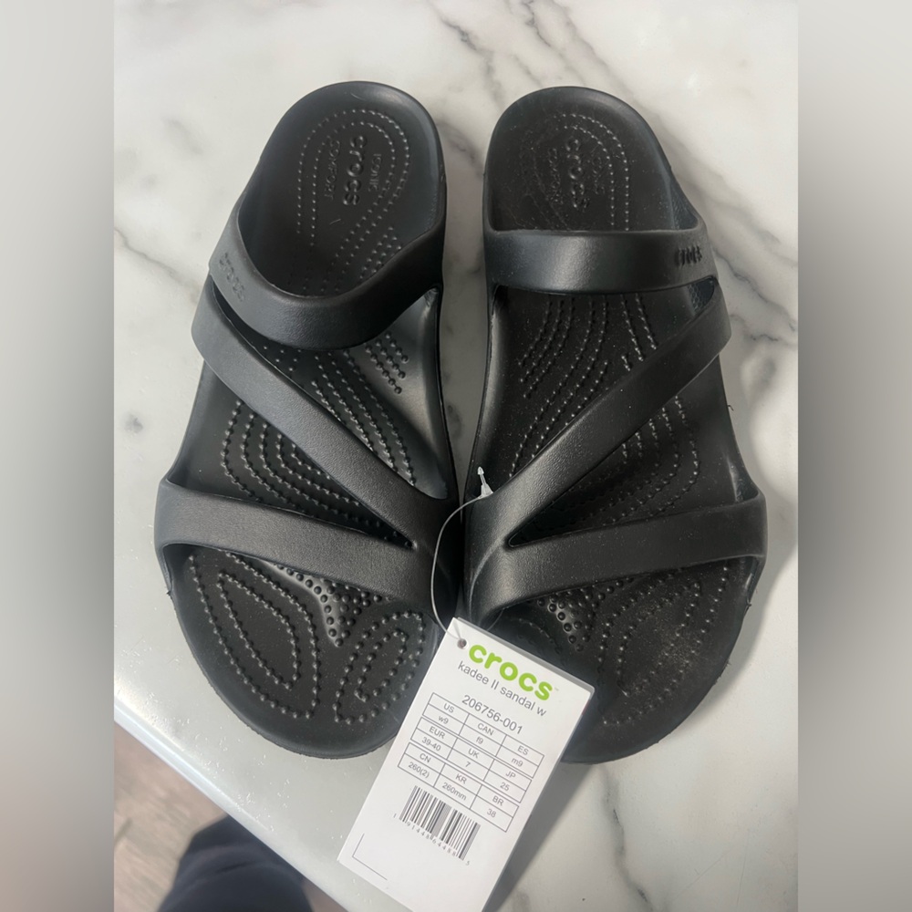 NWT Crocs sandals 9